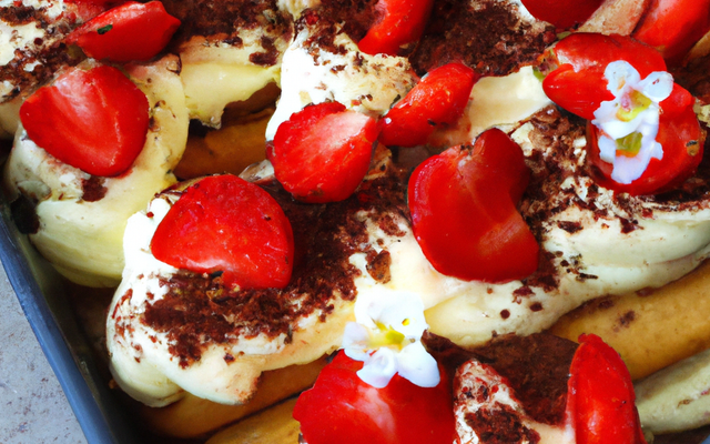 Tiramisu à la fraise à la rémoise