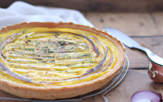Tarte légère aux courgettes et fromage blanc