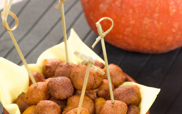 Acras de potimarron au Companion