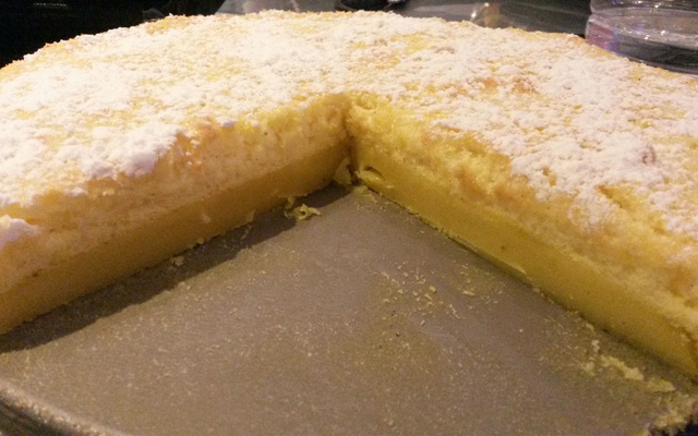 Gâteau magique vanille et citron