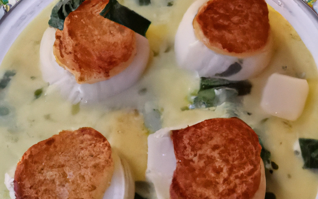 Saint-jacques aux poireaux