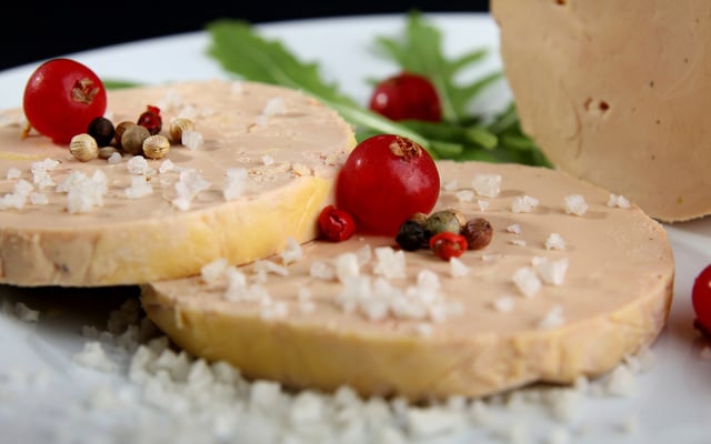 Foie gras cuit au sel