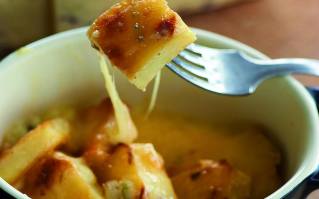 Gratin de Princesse Amandine à la tomme aux algues