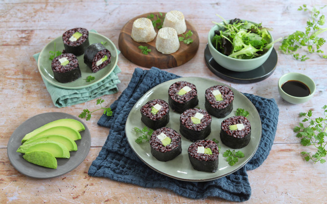 Maki au riz noir et Mâconnais AOP