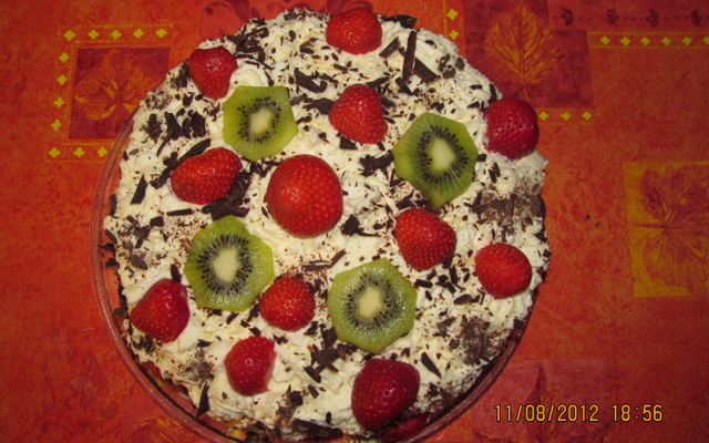 Gâteaux d'anniversaire aux fraises