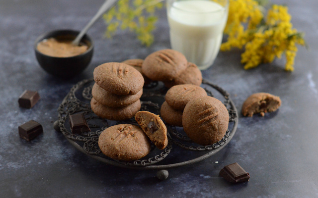 Sablés healthy aux noisettes et au chocolat