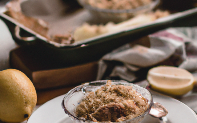 Crumble aux pommes et sa touche de citron