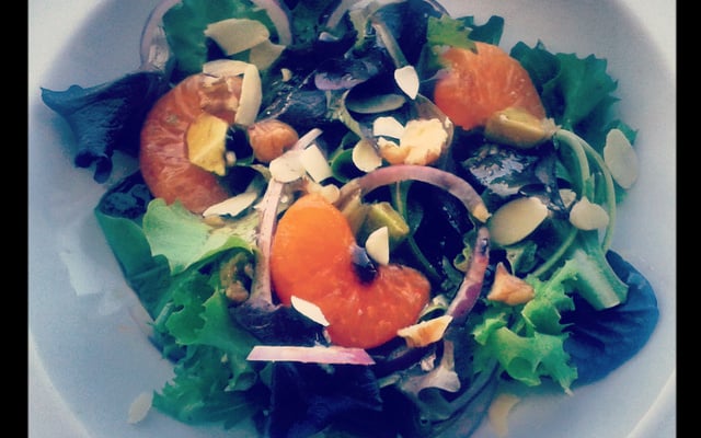 Salade colorée à la clémentine