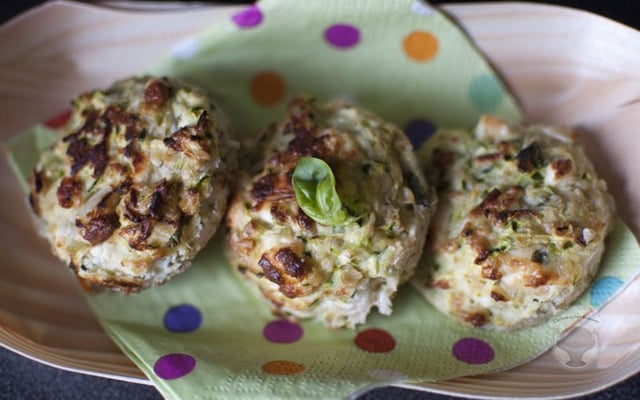 Bouchées de courgettes à la feta