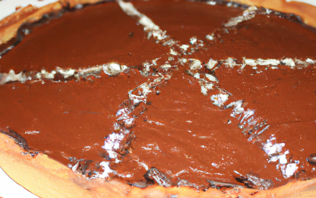 Tarte au chocolat savoureuse