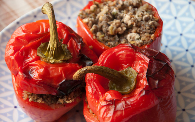 Poivrons farcis simples et rapides