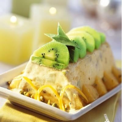 Bûche glacée express aux fruits