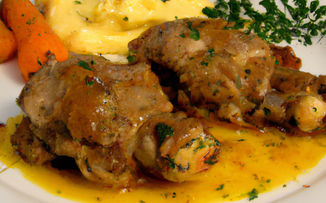 Lapin à la moutarde économique