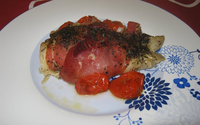 Papillotes de cabillaud au jambon de Parme