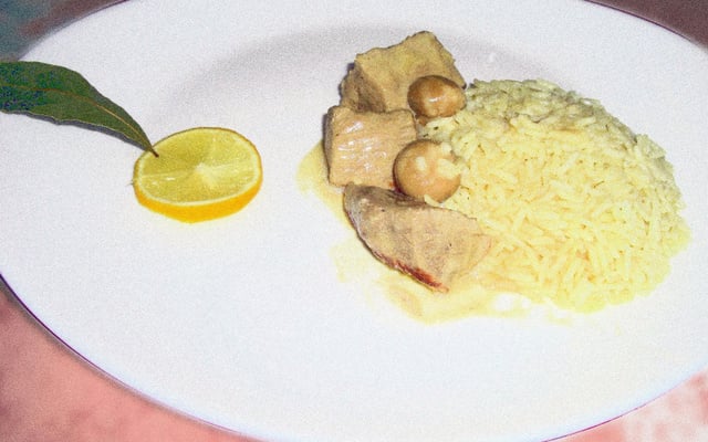 Fricassée de veau et sa sauce de fou