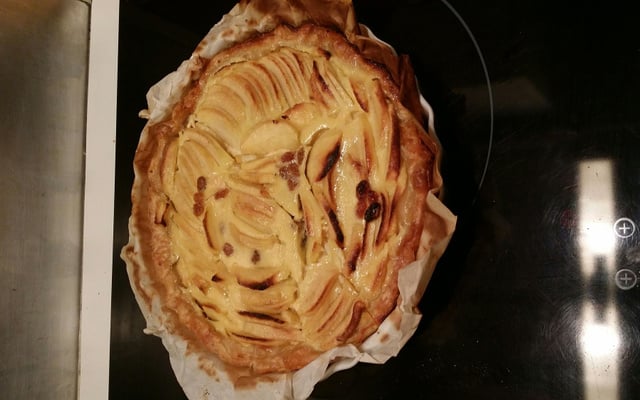 La tarte aux pommes à l'alsacienne