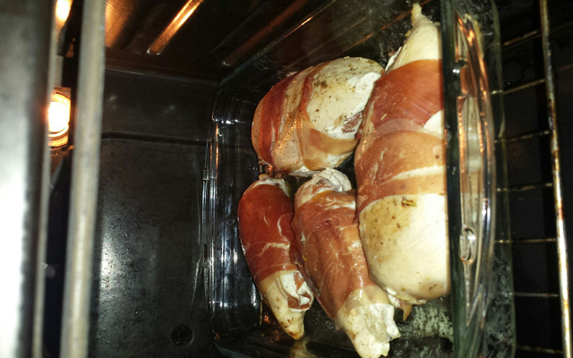 Délicieux poulet grillé au Bresse Bleu