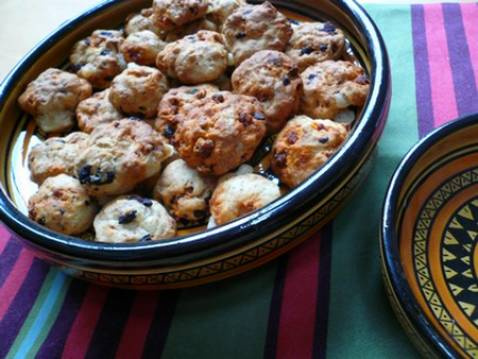 Cookies à l'italienne : Parmesan et tomates séchées