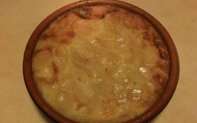 Cassolette de clémentines aux amandes, gâteau