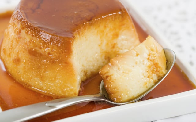 Crème caramel maison