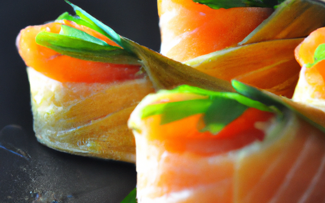 Nems au saumon