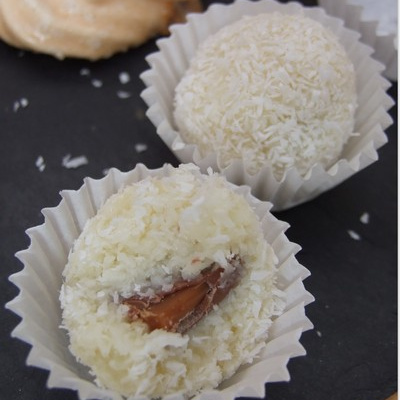 Boules coco-nougat et coco-daim