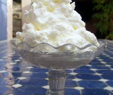 Crème chantilly traditionnelle