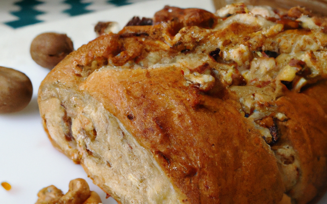 Pain aux noix sans levure