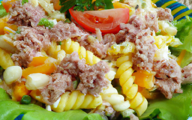 Salade de macaronis au thon facile et rapide