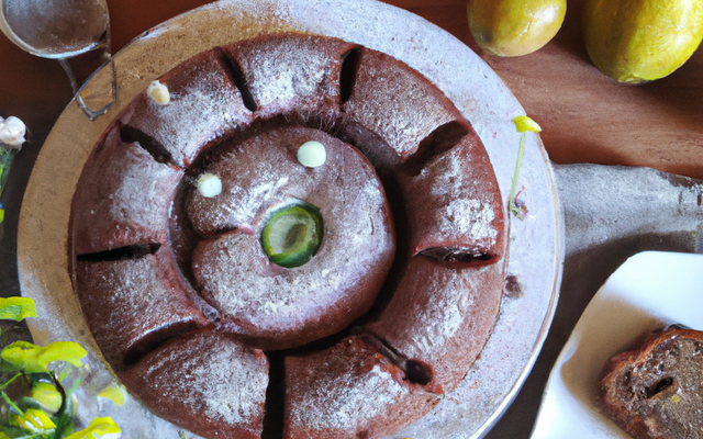 Cake fondant chocolat-poires