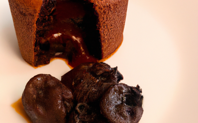 Coulant au chocolat et marrons