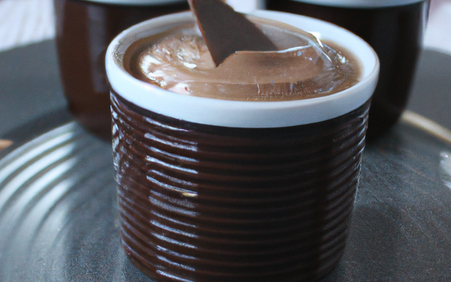 Mousse au chocolat noir classique