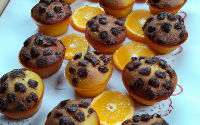 Mini-muffins chocolat-orange