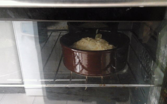 Cassolette poireaux-poulet sauce à la moutarde maison