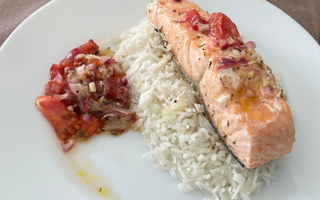 Saumon au four