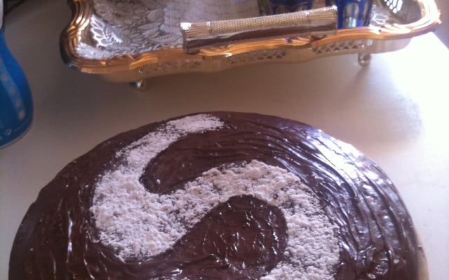 Fondant au chocolat et son nappage Nutella