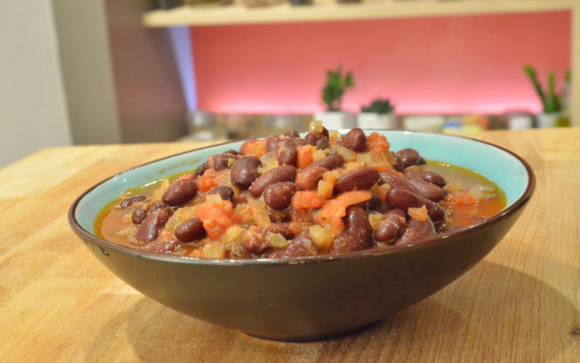 Curry de haricots rouges