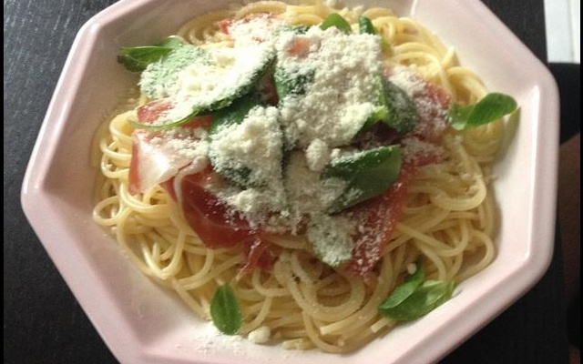 Pâtes au Serrano et Parmesan