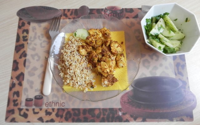 Bouchées de poulet aux épices