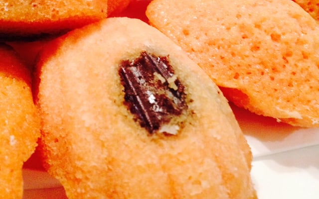 Madeleines au Nutella