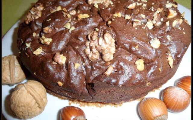 Brownie au chocolat et aux noix