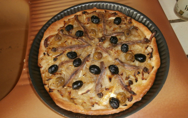 La vraie pissaladière d'Antibes