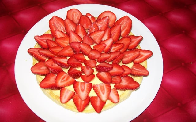 Tarte aux fraises croustillante