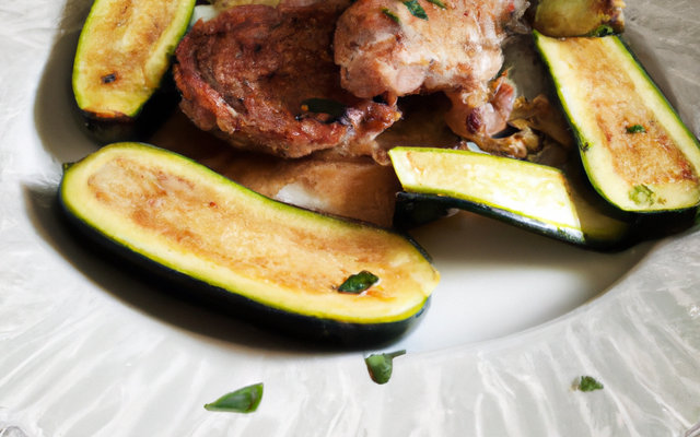 Porc au courgette