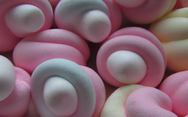 Sucettes de chamallows chics