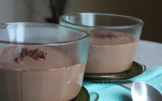 Mousse au chocolat sans sucre, sans œuf !