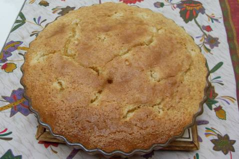 Tarte au sucre vanillée