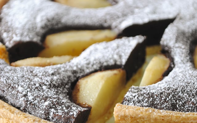 Tarte poires chocolat