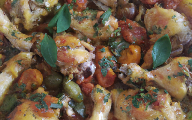 Cuisses de poulet à la sicilienne