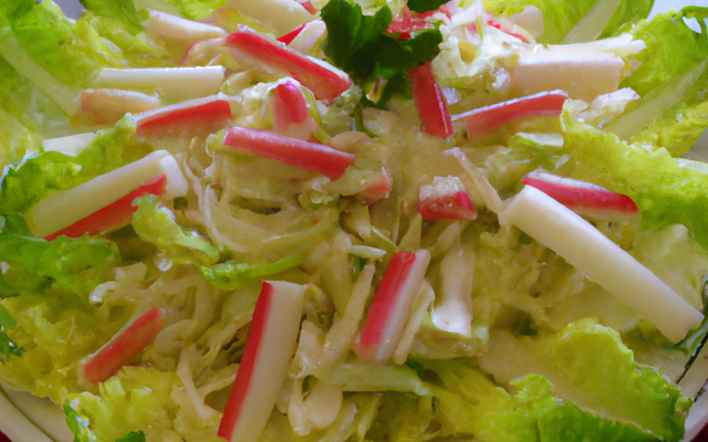 Salade d'endives au surimi